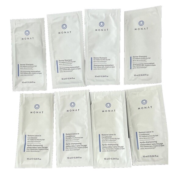 MONAT - Lot of 20 Samples of Hair Care and Skin Care & Monat Carrying Case - Picture 6 of 10
